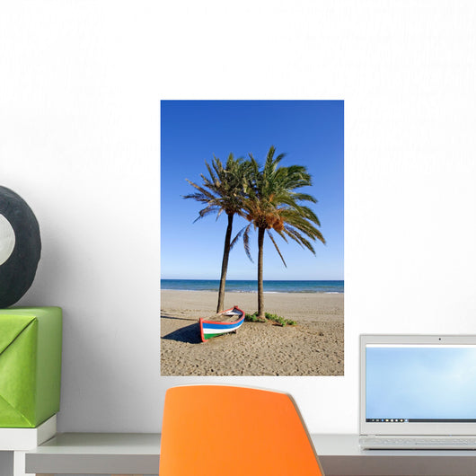 Colorful Rowing Boat and Wall Decal
