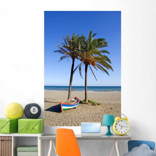 Colorful Rowing Boat and Wall Decal