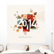 2014 Colorful Graphic Design Wall Decal