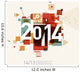 2014 Colorful Graphic Design Wall Decal