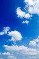 White Clouds Blue Sky Wall Decal