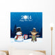 2014 Greeting Card Wall Decal