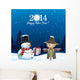 2014 Greeting Card Wall Decal
