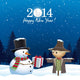 2014 Greeting Card Wall Decal
