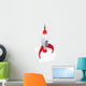 Rocket Space Ship Wall Decal
