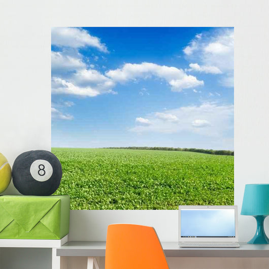 Green Field Wall Decal Design 4