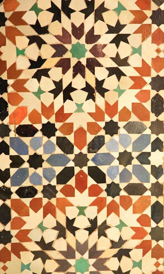 Royal Palace Tiles Marrakech Wall Decal