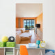 Bedroom with Lake Wall Decal