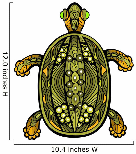 Fancy Turtle Wall Decal