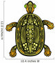 Fancy Turtle Wall Decal