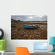 Blue Small Boat Wall Decal