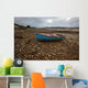 Blue Small Boat Wall Decal