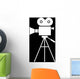 Movie Camera Wall Decal Design 1