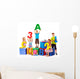 Children Sitting Cube Wall Decal