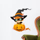 Cute Halloween Kitten Wall Decal