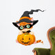 Cute Halloween Kitten Wall Decal