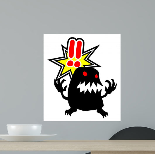Black Monster Wall Decal