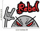Rebel Expression Wall Decal