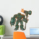 Robot Warrior W Shield Wall Decal