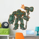 Robot Warrior W Shield Wall Decal
