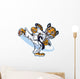 Tiger Cub Martial Artist Wall Decal
