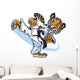 Tiger Cub Martial Artist Wall Decal