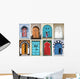 Mosaic Arabic Doors Tunisia Wall Decal