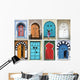 Mosaic Arabic Doors Tunisia Wall Decal