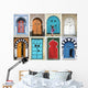 Mosaic Arabic Doors Tunisia Wall Decal