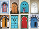 Mosaic Arabic Doors Tunisia Wall Decal