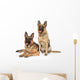 German Shepherd Dogs White Wall Decal