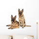 German Shepherd Dogs White Wall Decal