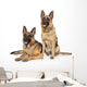 German Shepherd Dogs White Wall Decal