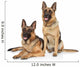 German Shepherd Dogs White Wall Decal