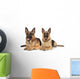 Two German Shepherd Dogs Wall Decal