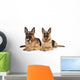 Two German Shepherd Dogs Wall Decal