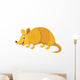 Cute Armadillo Cartoon Wall Decal