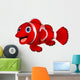 Cute Clown Fish Cartoon Wall Decal