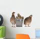 Quail Eggs Wall Decal