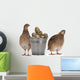 Quail Eggs Wall Decal