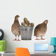 Quail Eggs Wall Decal