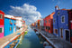 Multicolored Houses Burano Island Wall Decal