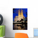 Night Sagrada Familia Barcelona Wall Decal