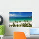 Beach Scene Tropics Pacific Wall Decal Design 2
