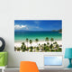 Beach Scene Tropics Pacific Wall Decal Design 2