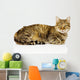 Big Cat Lying Profile Wall Decal