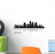 Boston City Skyline Silhouette Wall Decal
