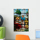 Stained Glass Window Church Wall Decal