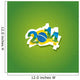 Brazil 2014 Vector Wall Decal