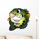 Black Bass Wall Decal